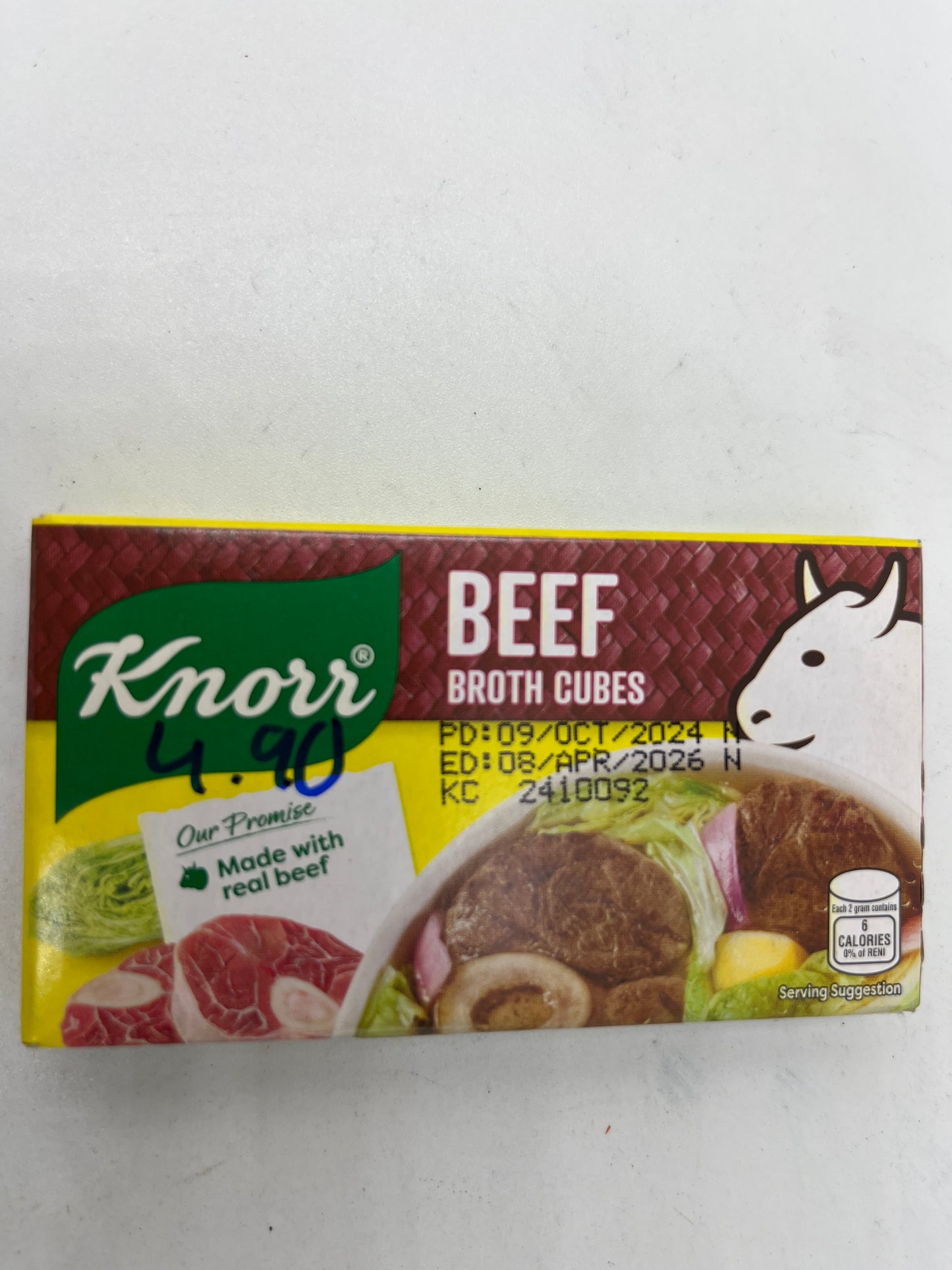 Knorr Beef broth cubes 60g