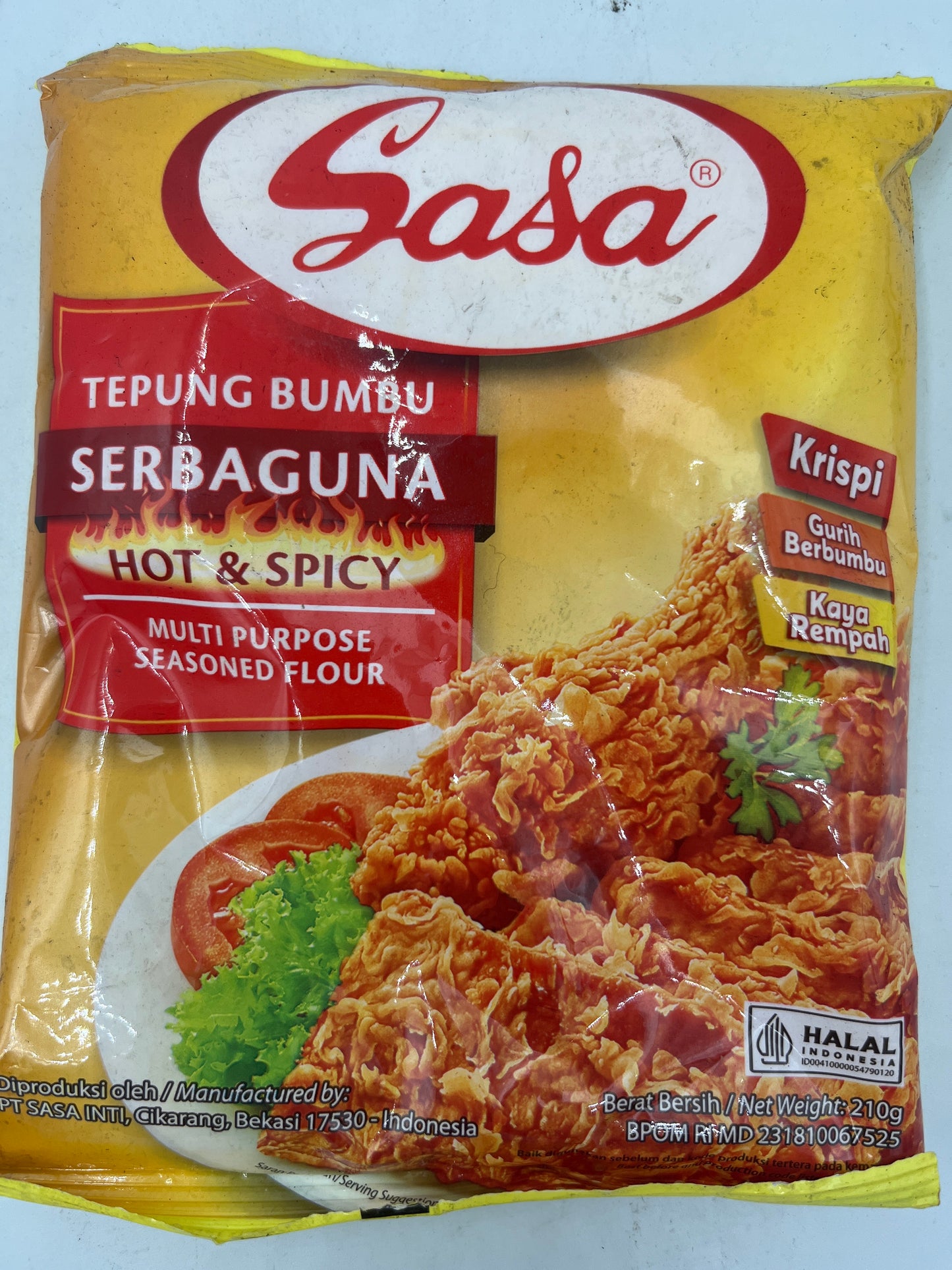 Sas serbaguna hot & spicy multi purpose flour 210g