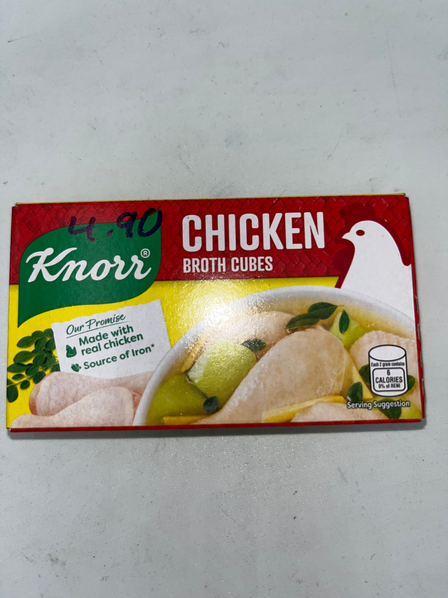 Knorr chicken broth cubes