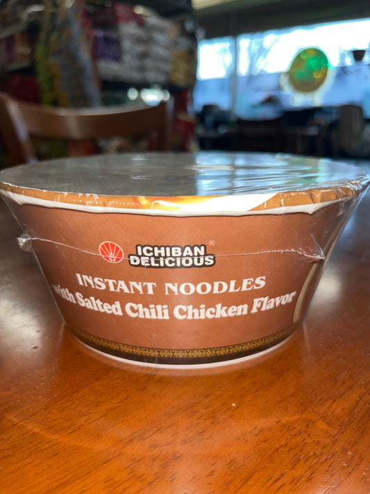 Instant noodles with chilli chicken flavour bowl 185g