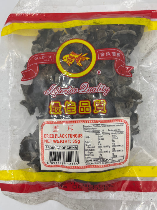 Dried black fungus 35g