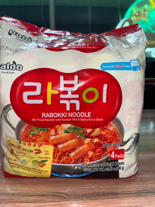 Rabokki noodles