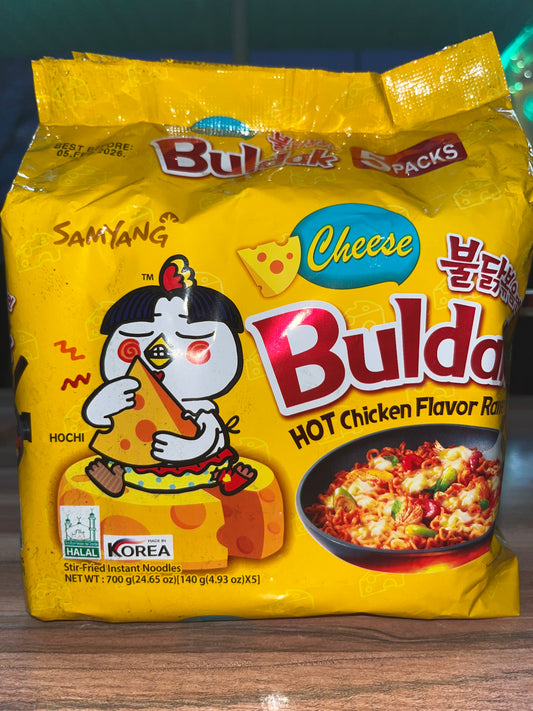 Samyang cheese buldak hot chicken flavour ramen