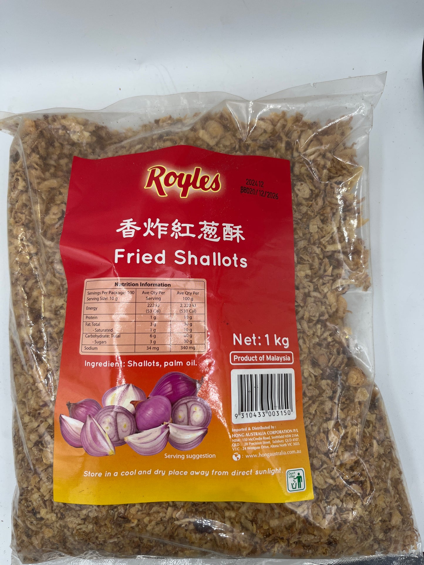 Fried shallots 1kg