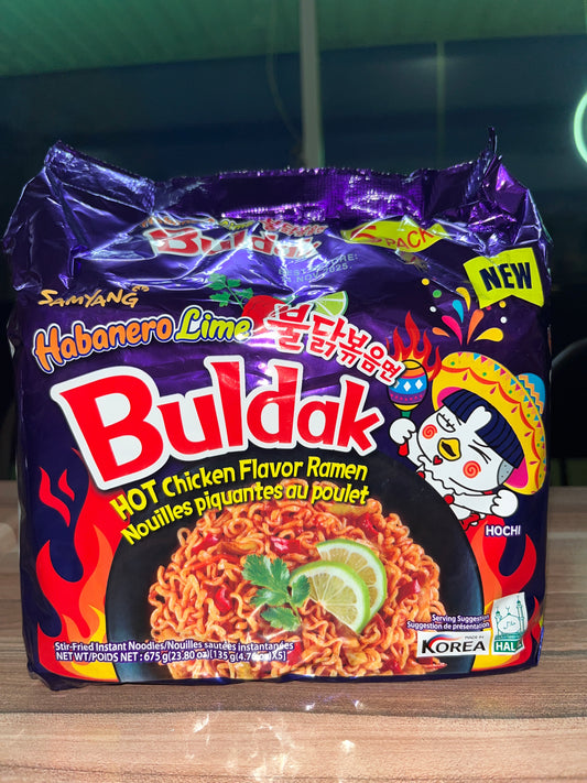 Samyang habanero lime buldak hot chicken flavour ramen