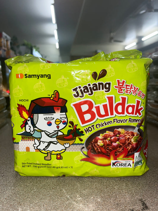 Samyang Jjajang Buldak hot chicken flavour