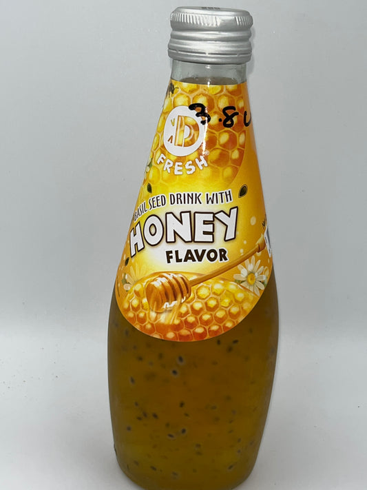 Honey flavour basil seed drink 290ml