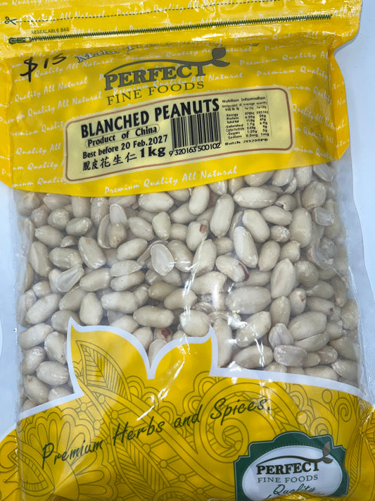 Blanched peanuts 1kg