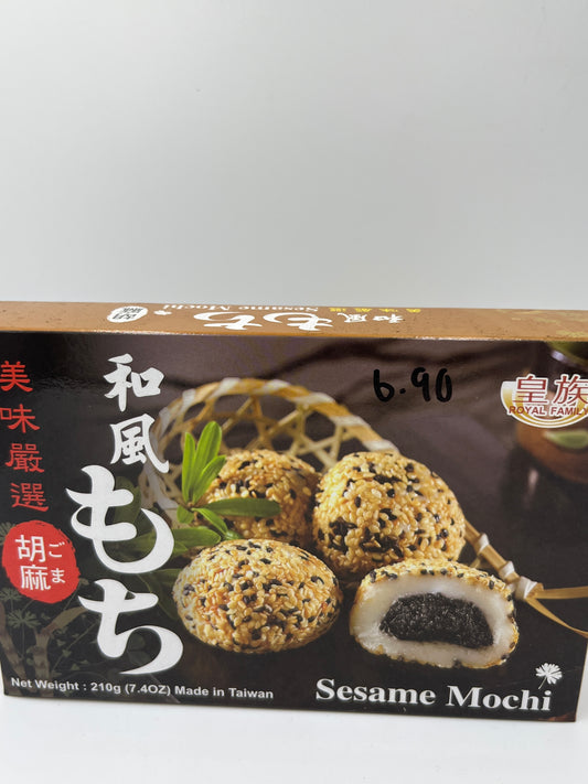 Sesame mochi