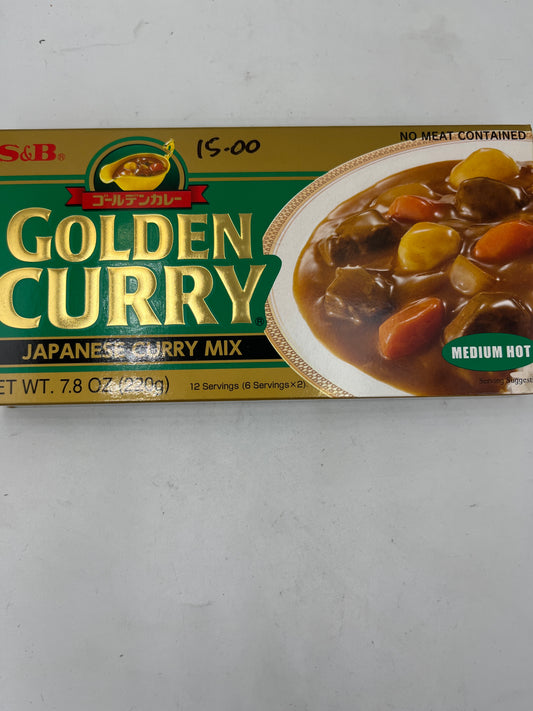 Golden curry mix (medium hot) 220g