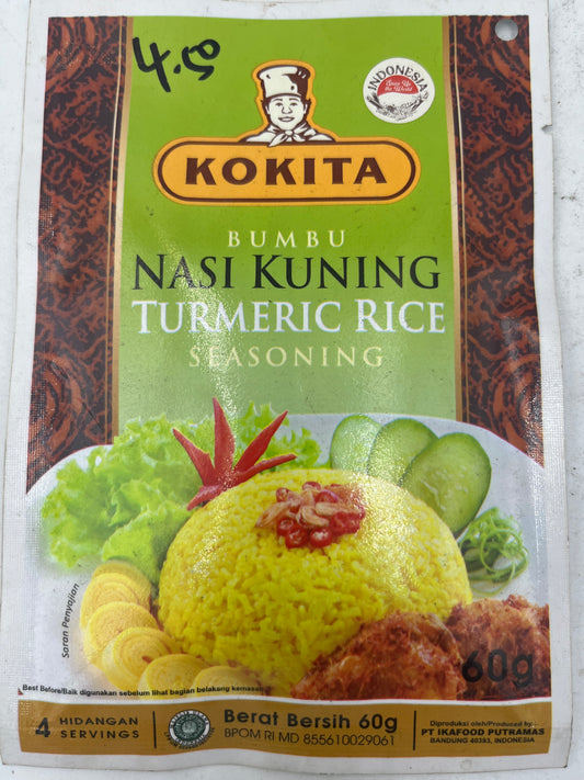 Nasi kuning turmeric rice