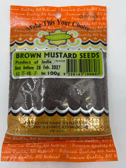 Brown mustard seeds 100g