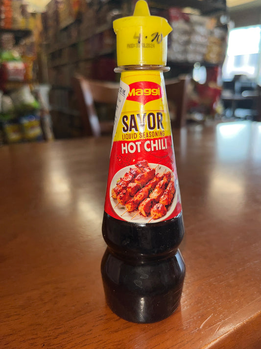 Maggi savour liquid seasoning hot chilli 130ml