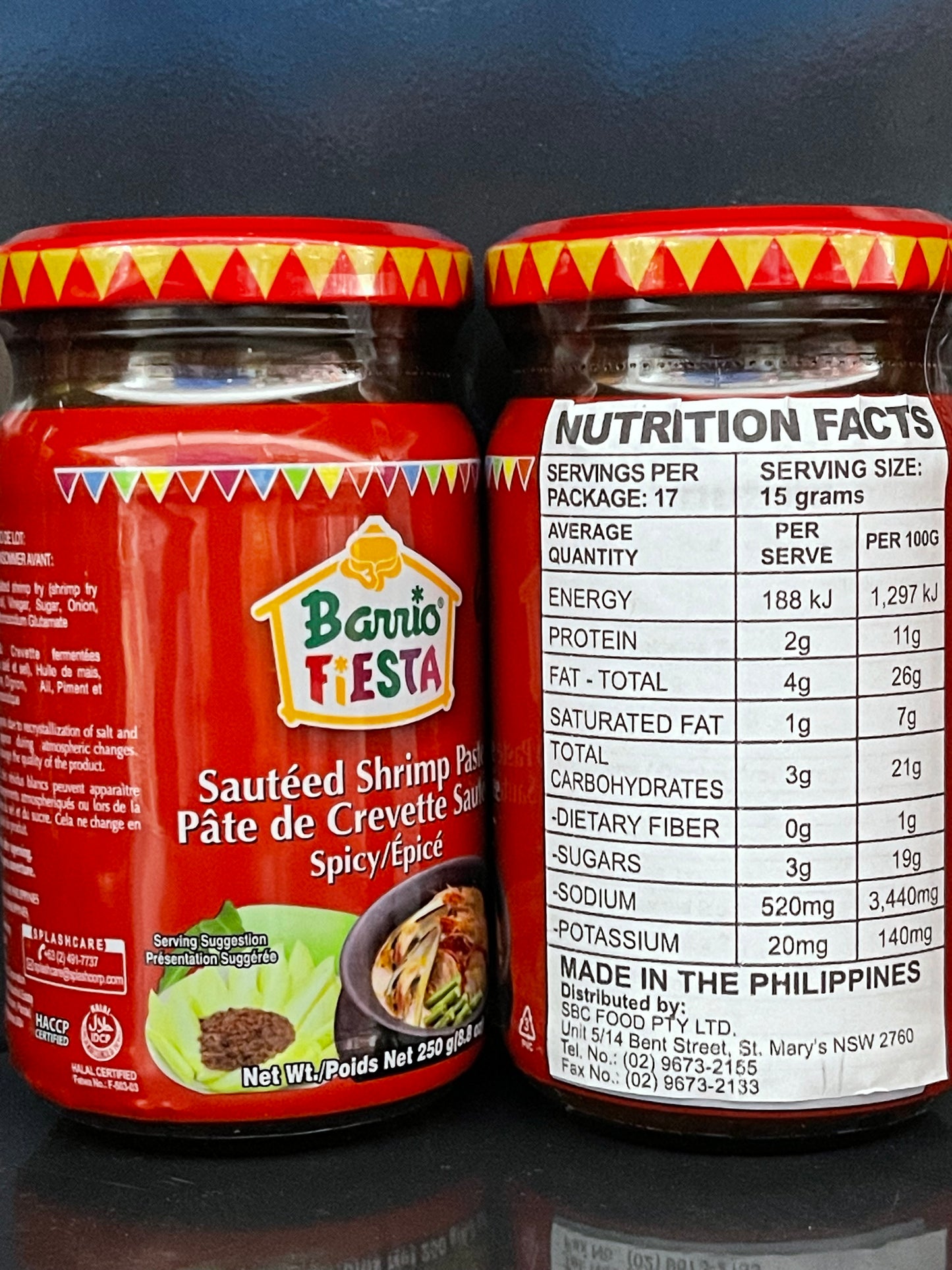 Barrio Fiesta Bagoong 250g