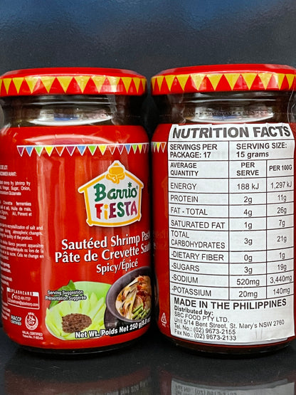 Barrio Fiesta Bagoong 250g